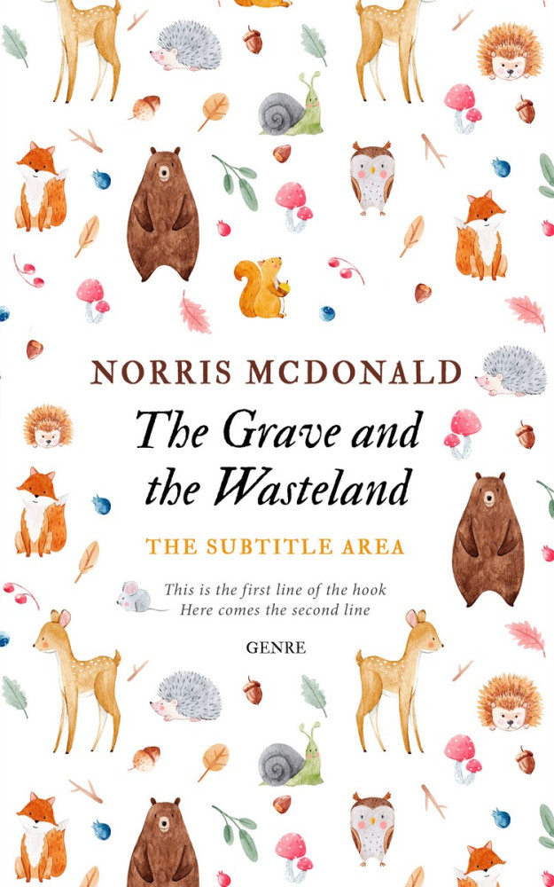 Front view of Bone #5730 - Premade Nature Book Cover