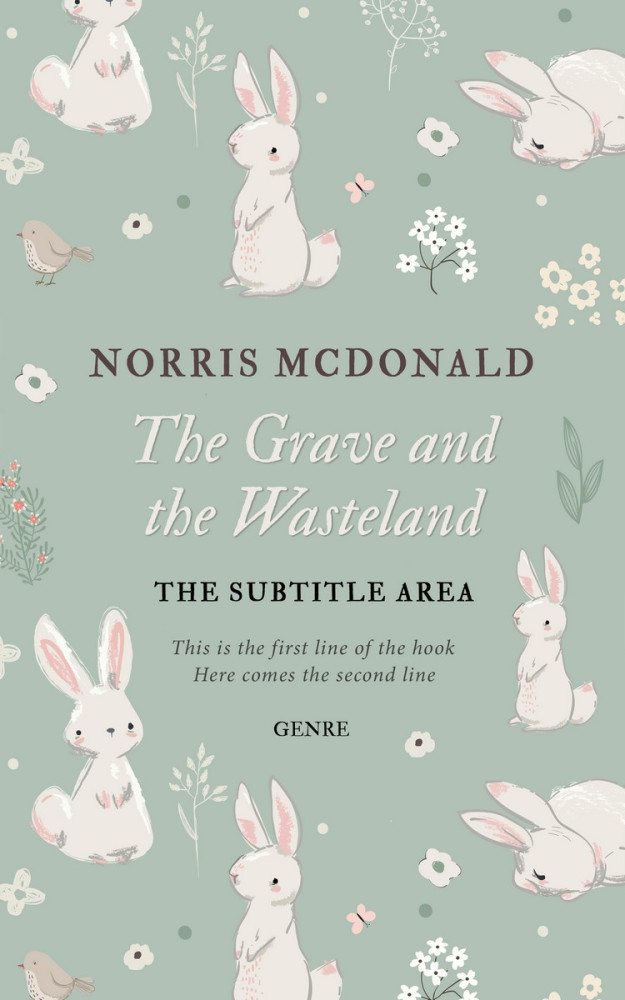 Front view of Green Spring #5733 - Premade Nature Book Cover