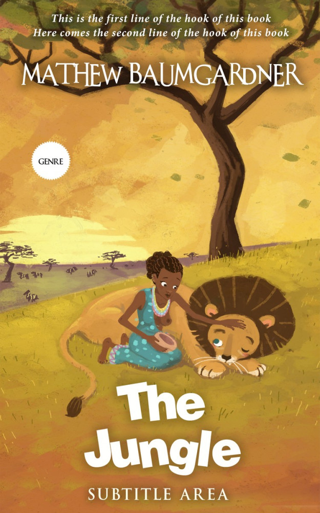 Front view of Tussock #5771 - Premade Travel Book Cover