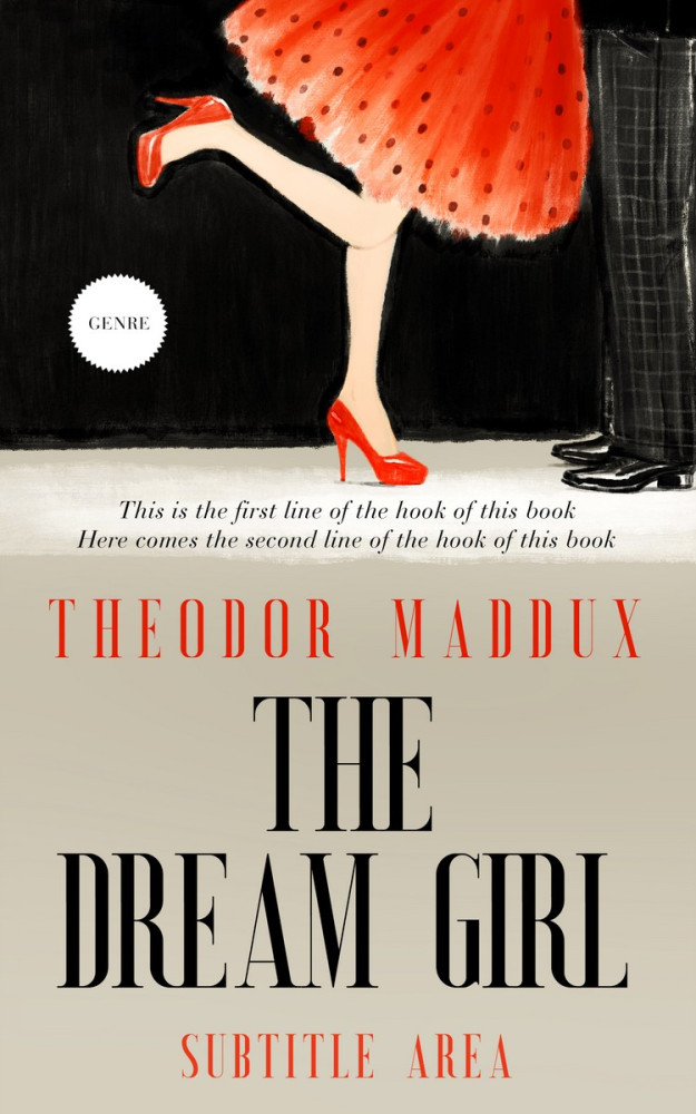 Front view of Cod Gray #5800 - Premade Abstract Book Cover