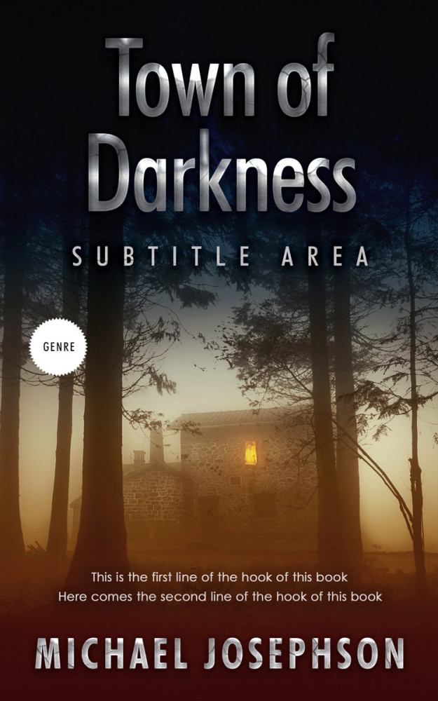 Front view of Oil #5812 - Premade Horror Book Cover