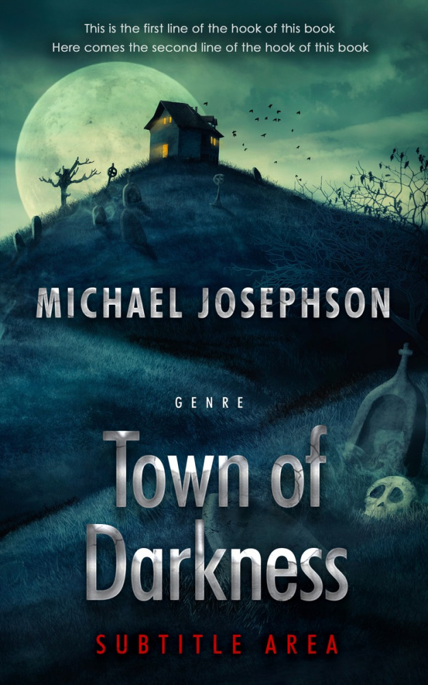 Front view of Firefly #5813 - Premade Horror Book Cover