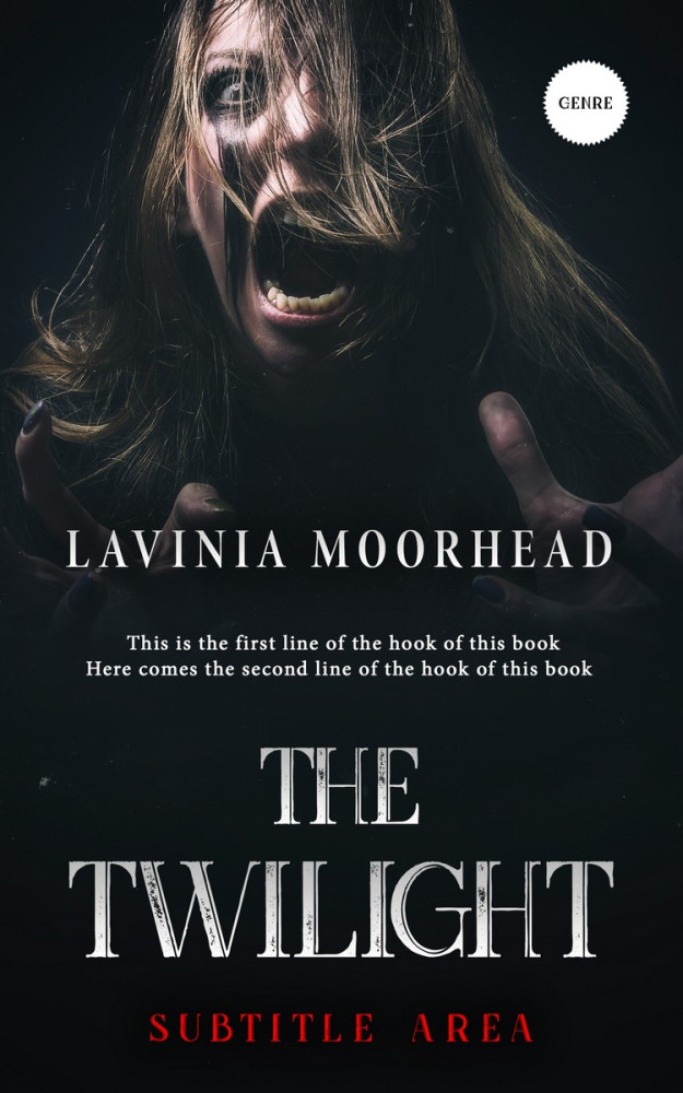 Front view of Woodsmoke #5837 - Premade Horror Book Cover