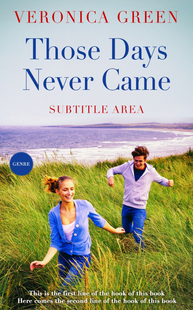 Front view of Mischka #5850 - Premade Romance Book Cover