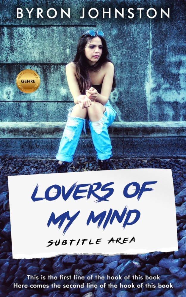 Front view of Gray Nurse #5868 - Premade Teen & Young Adult Book Cover