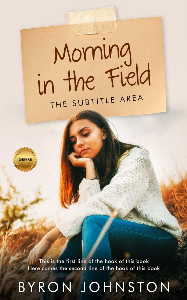 Front view of Heavy Metal #5883 - Premade Teen & Young Adult Book Cover | BookCoverZone