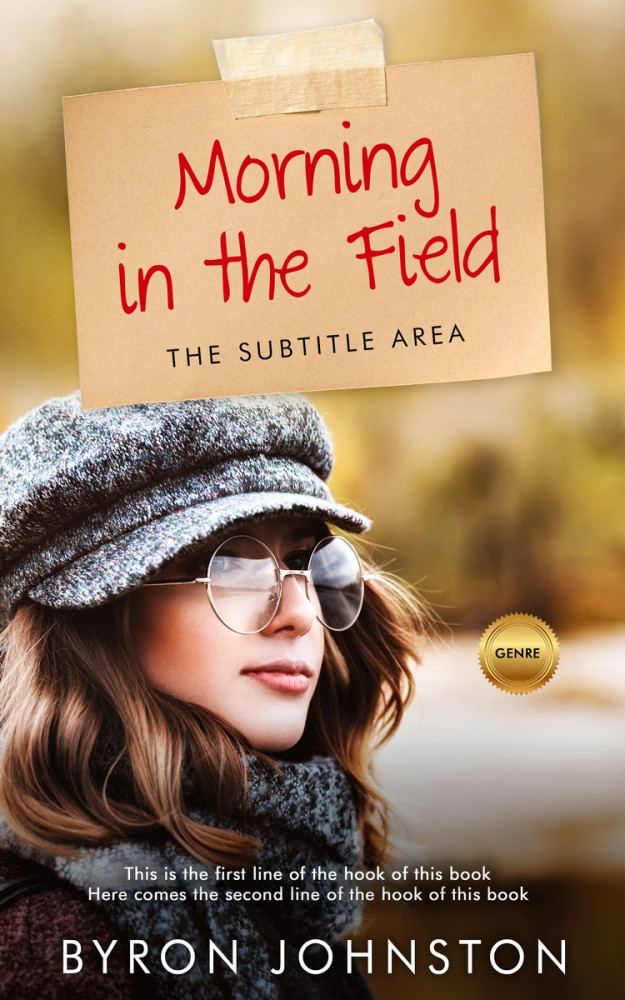 Front view of Tan #5886 - Premade Teen & Young Adult Book Cover