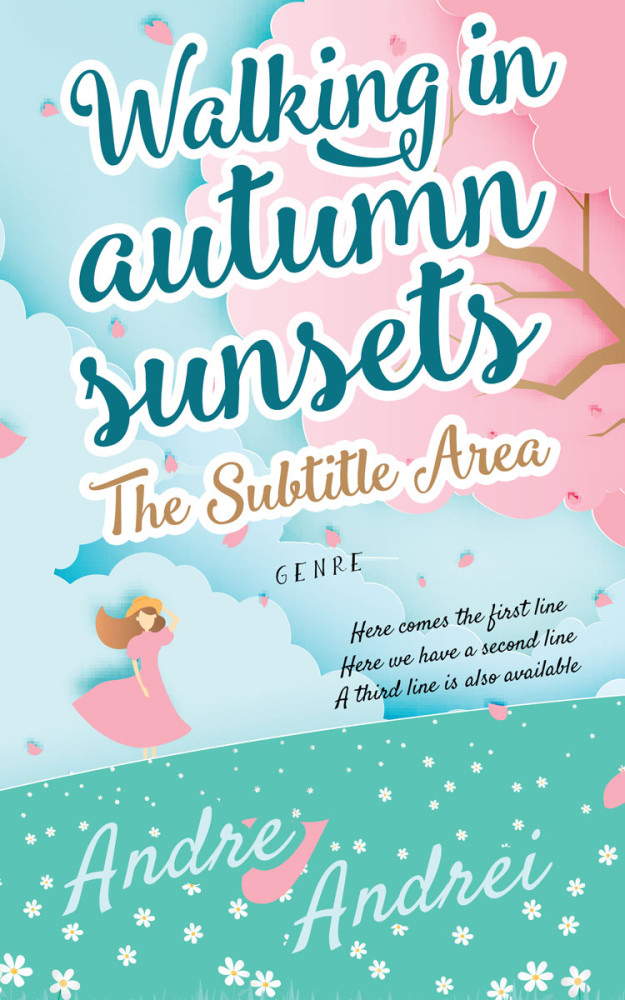 Front view of Keppel #6014 - Premade Romance Book Cover