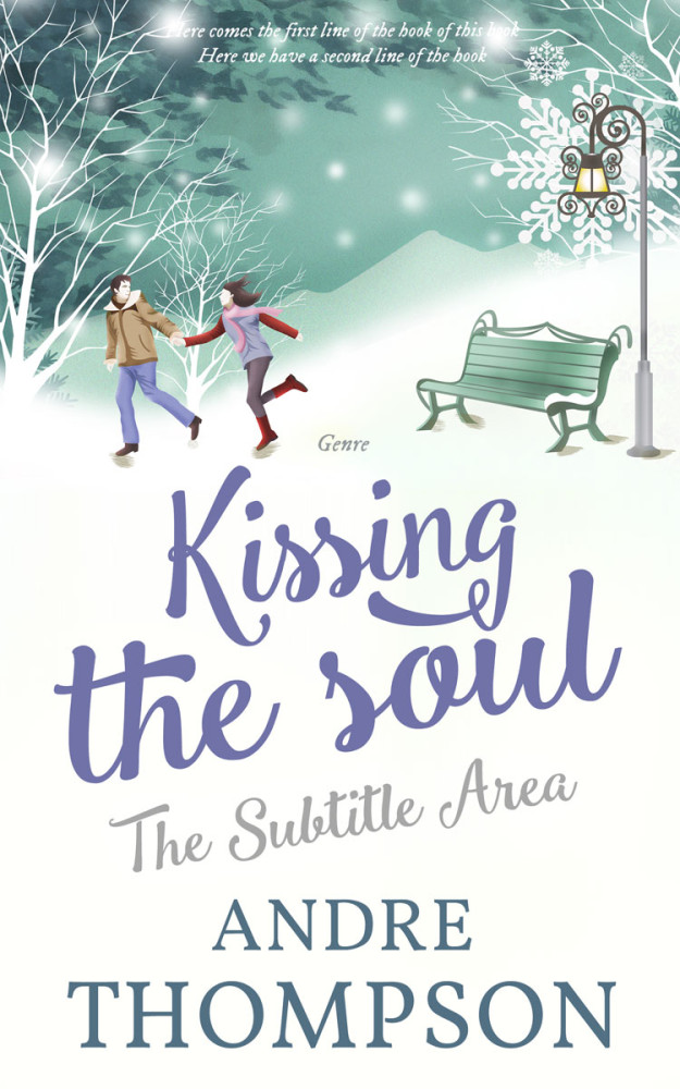 Front view of Nebula #6023 - Premade Romance Book Cover