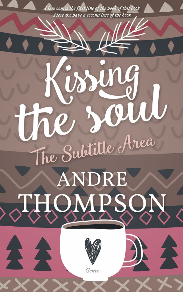 Front view of Opium #6024 - Premade Abstract Book Cover