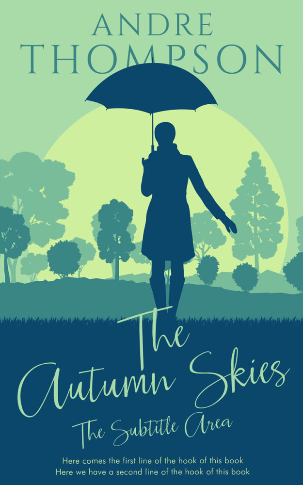 Front view of Chathams Blue #6044 - Premade Romance Book Cover | BookCoverZone