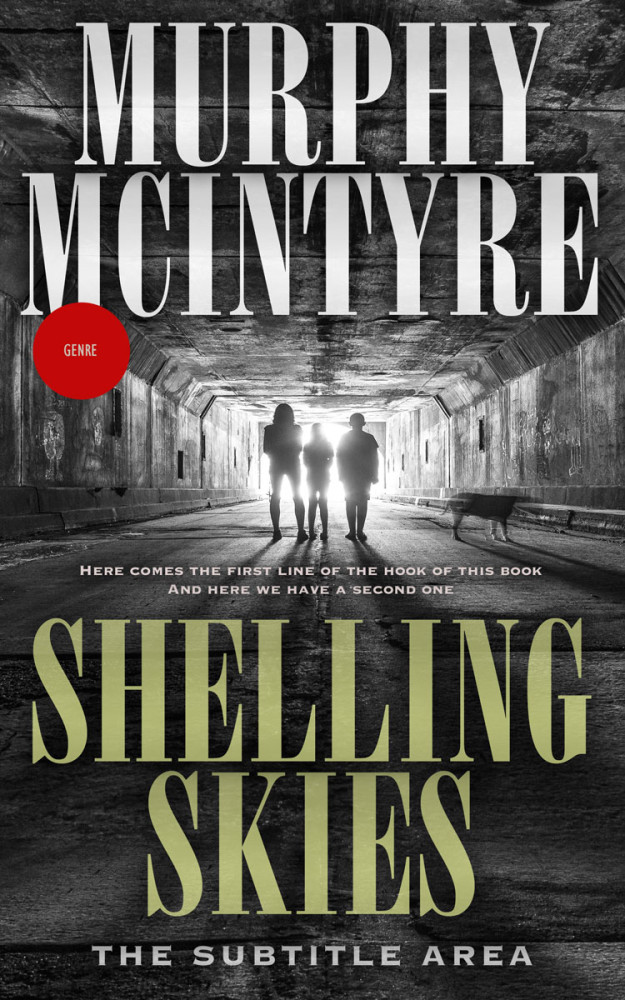 Front view of Foggy Gray #6126 - Premade Mystery & Thriller & Suspense Book Cover