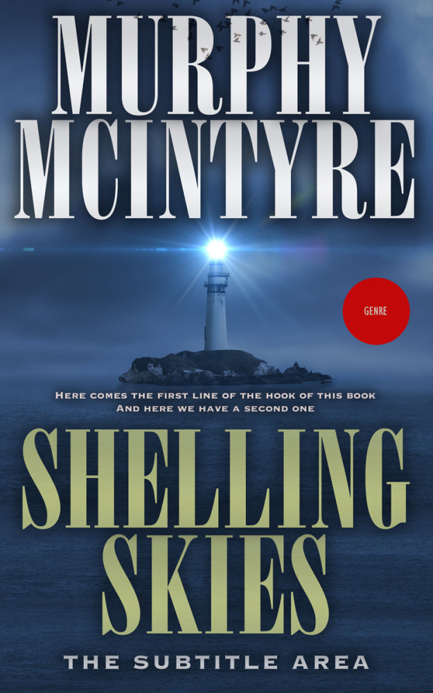 Front view of Cloud Burst #6127 - Premade Mystery & Thriller & Suspense Book Cover