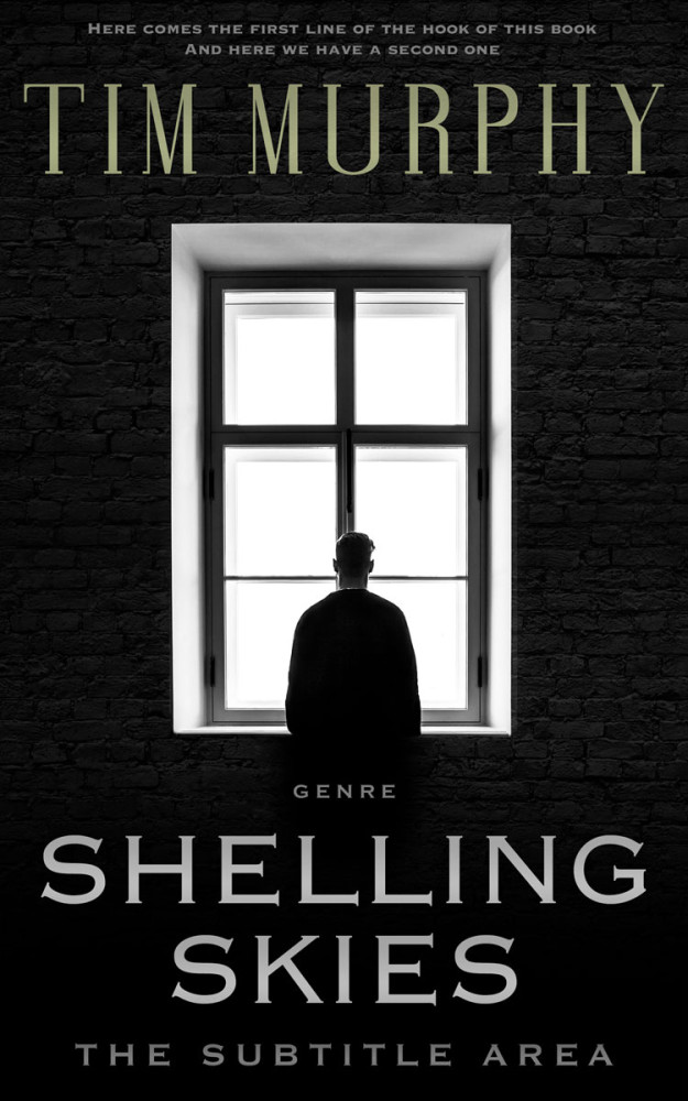 Front view of Cod Gray #6143 - Premade Mystery & Thriller & Suspense Book Cover