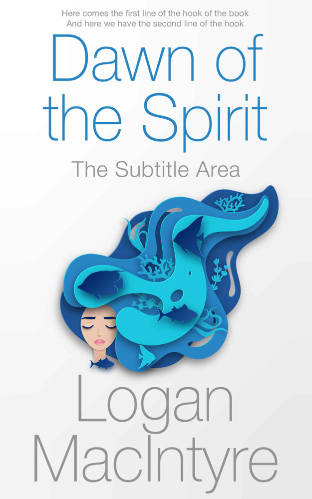 Front view of Eastern Blue #6167 - Premade Romance Book Cover