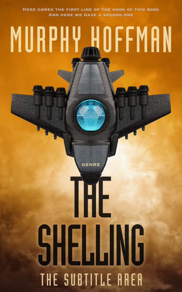 Front view of Copper #6225 - Premade Apocalyptica Book Cover