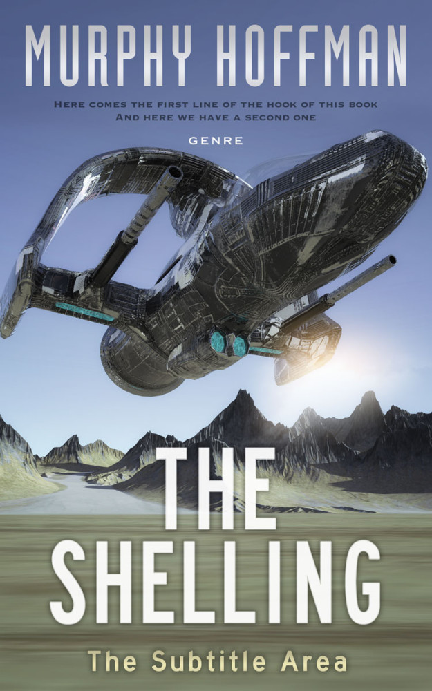 Front view of Nevada #6234 - Premade Science Fiction Book Cover