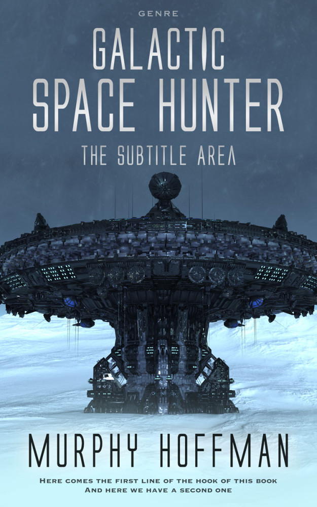 Front view of Fiord #6242 - Premade Science Fiction Book Cover