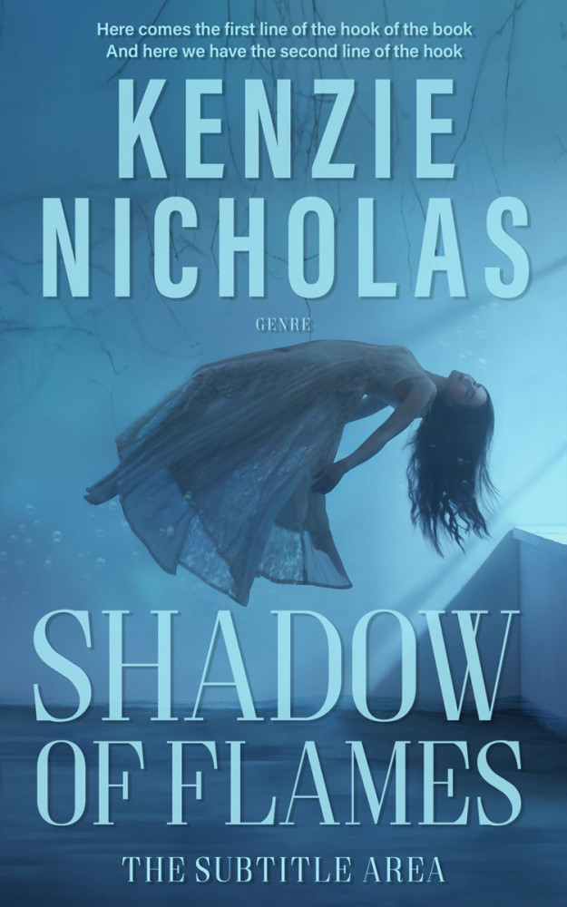 Front view of Calypso #6267 - Premade Surreal Book Cover