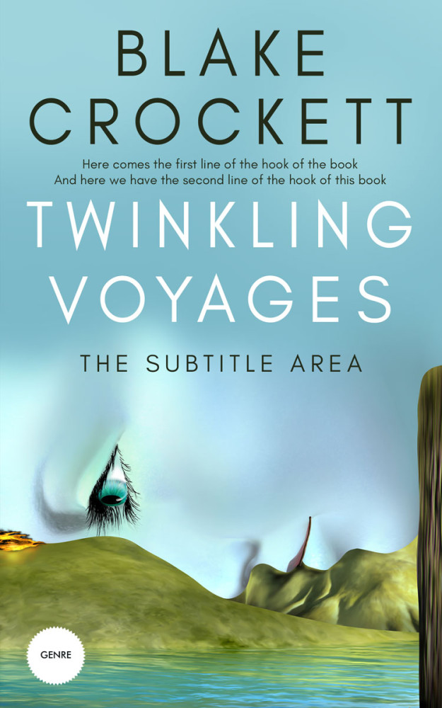 Front view of Half Baked #6303 - Premade Fantasy Book Cover