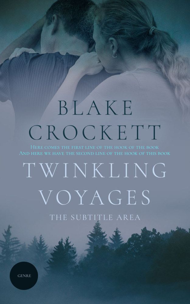 Front view of Pale Sky #6318 - Premade Romance Book Cover