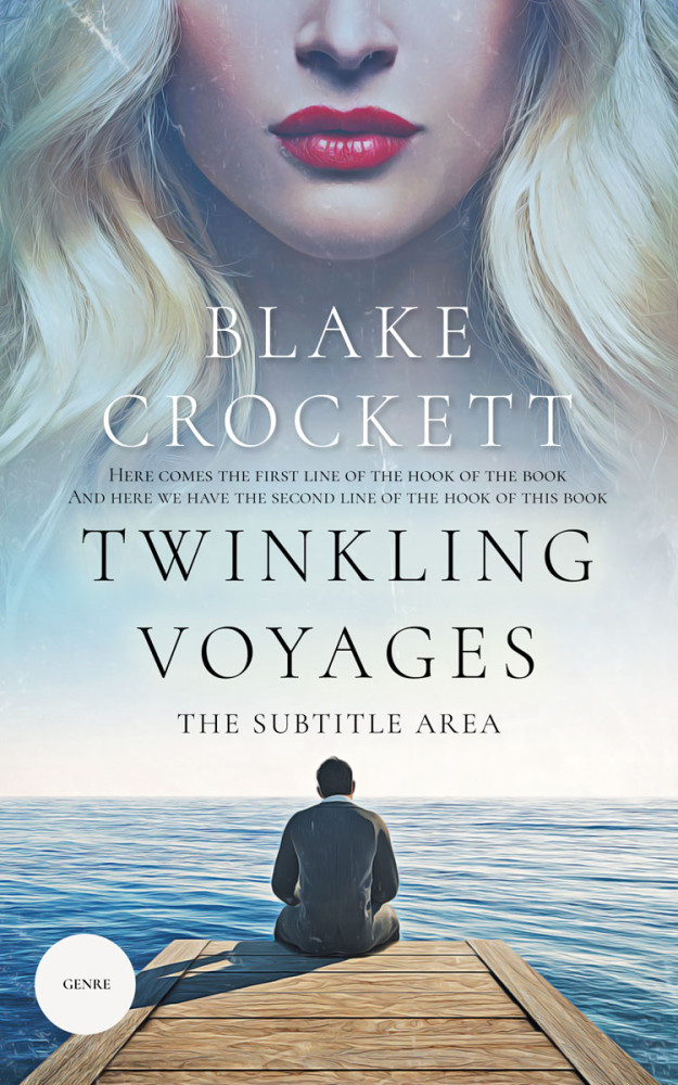 Front view of Submarine #6320 - Premade Romance Book Cover