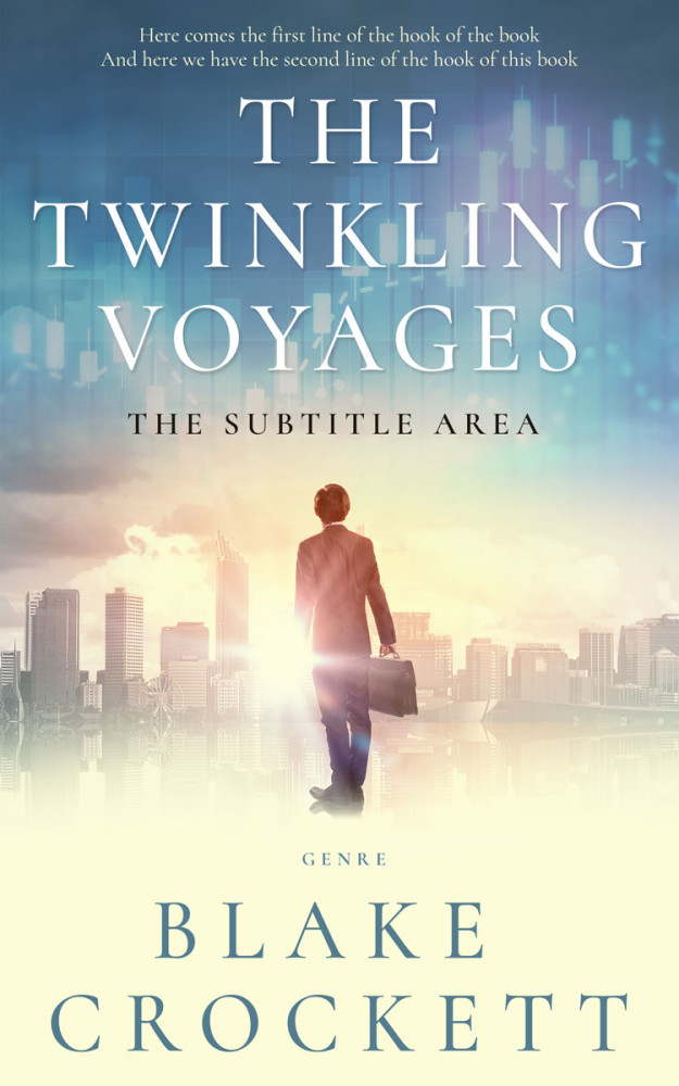 Front view of Moon Mist #6335 - Premade Travel Book Cover