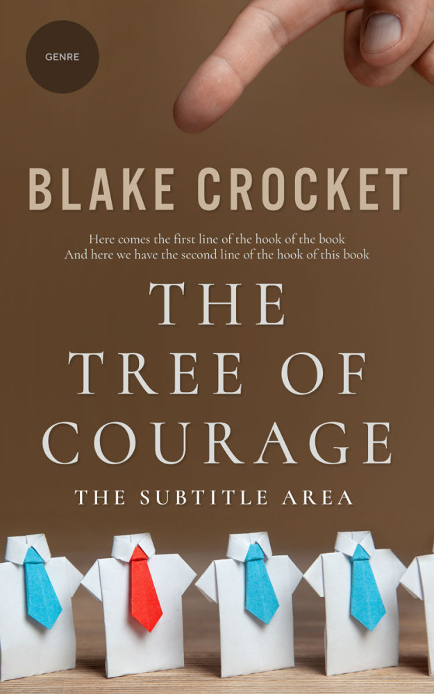 Front view of Shingle Fawn #6343 - Premade Self-Improvement & Self-Help Book Cover