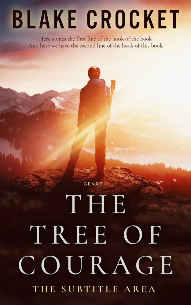 Front view of Crowshead #6347 - Premade Self-Improvement & Self-Help Book Cover