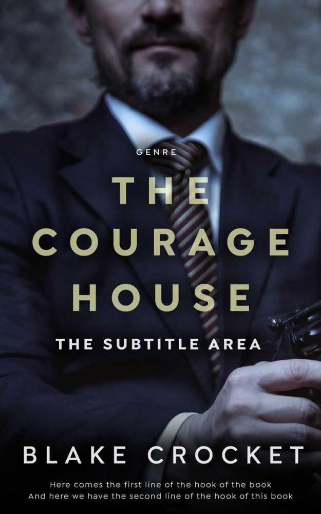 Front view of Charade #6351 - Premade Mystery & Thriller & Suspense Book Cover