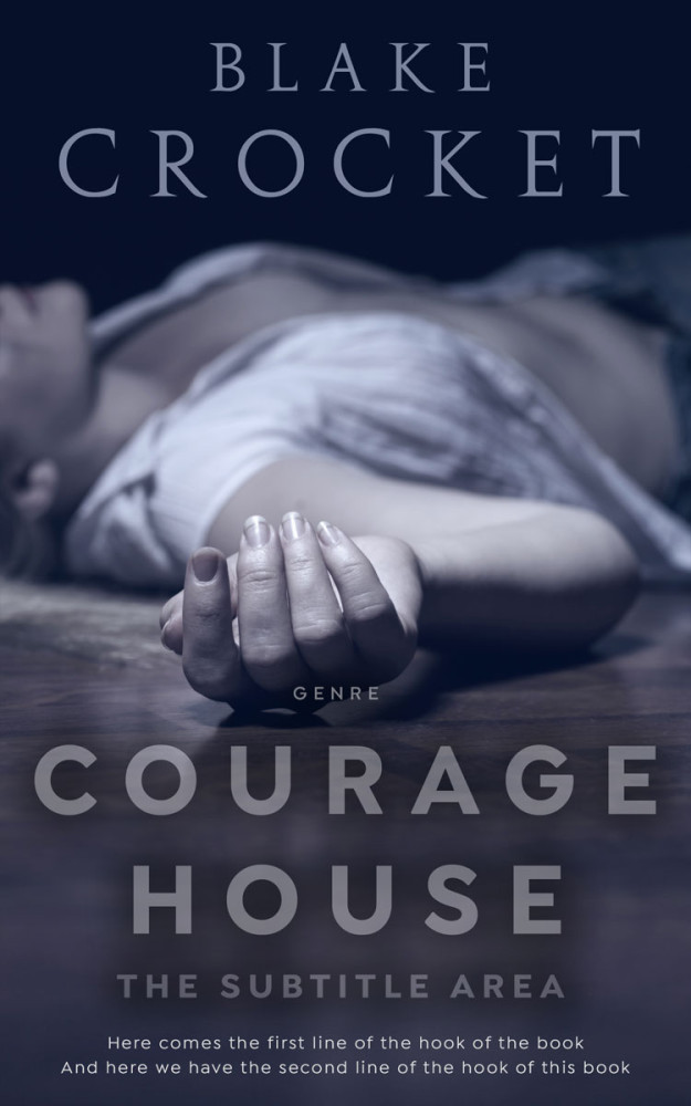 Front view of Ebony Clay #6357 - Premade Mystery & Thriller & Suspense Book Cover