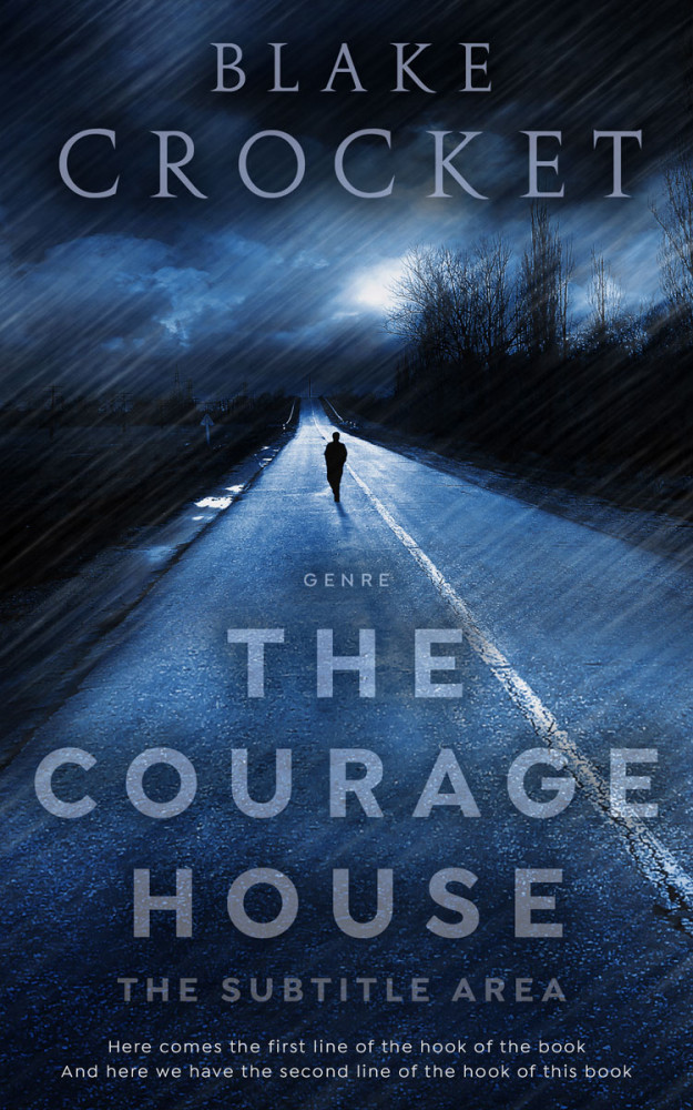 Front view of Big Stone #6358 - Premade Mystery & Thriller & Suspense Book Cover