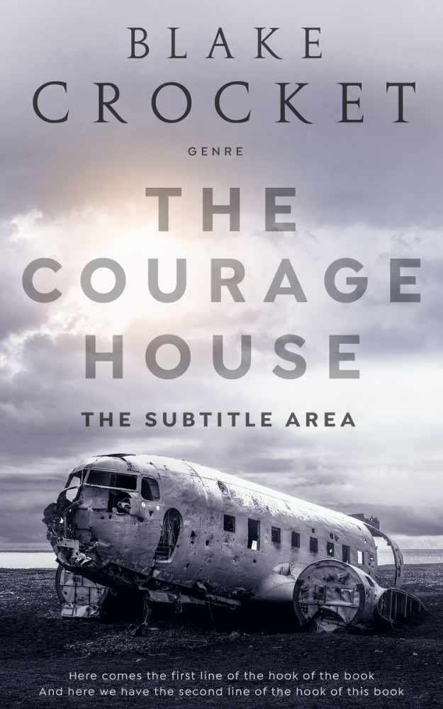 Front view of French Gray #6360 - Premade Mystery & Thriller & Suspense Book Cover