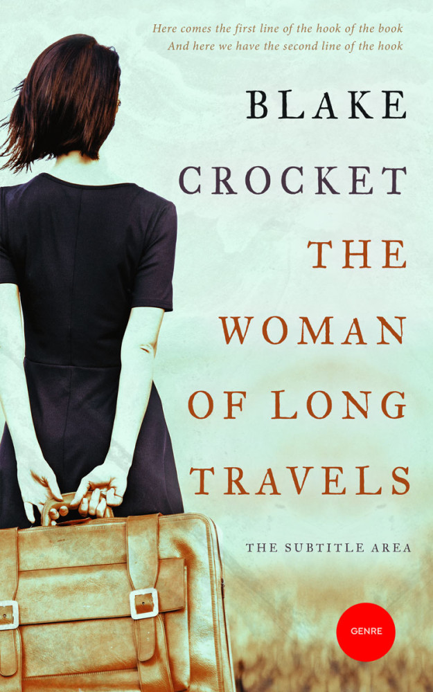 Front view of Surf Crest #6373 - Premade Travel Book Cover