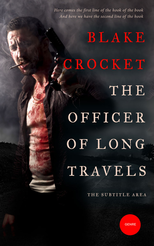 Front view of Shark #6381 - Premade Mystery & Thriller & Suspense Book Cover