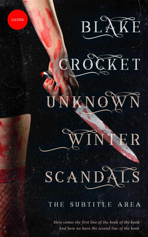 Front view of Woodsmoke #6384 - Premade Mystery & Thriller & Suspense Book Cover