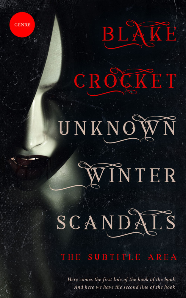 Front view of Bunker #6385 - Premade Horror Book Cover