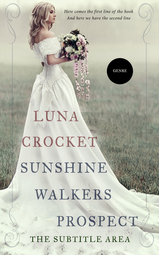 Front view of Celeste #6403 - Premade Historical Book Cover | BookCoverZone