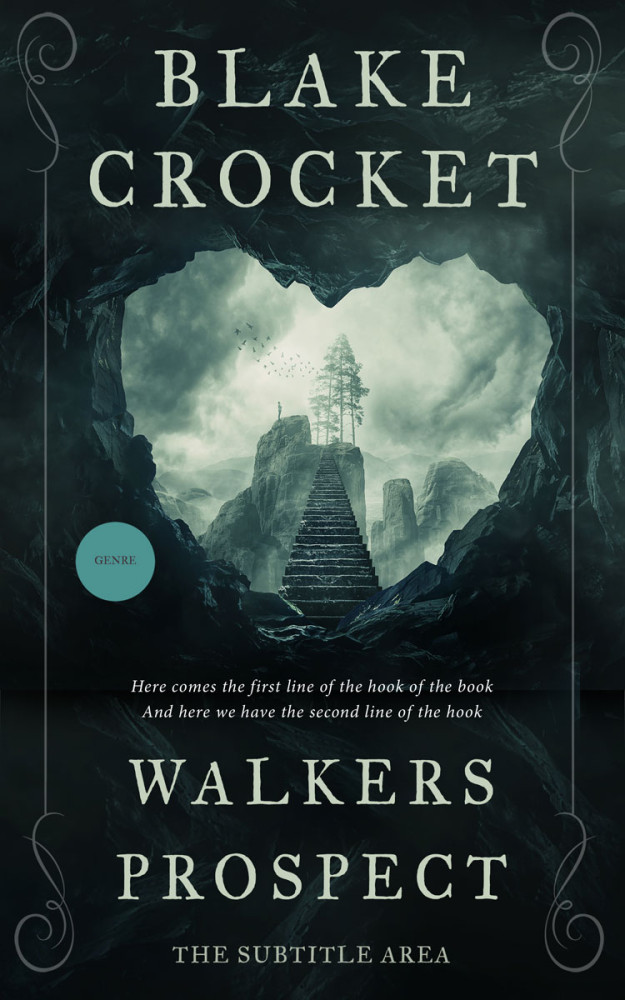 Front view of Bunker #6427 - Premade Romance Book Cover