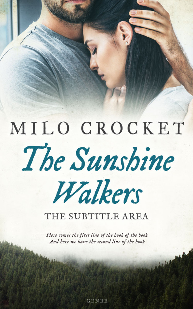 Front view of Cararra #6435 - Premade Romance Book Cover