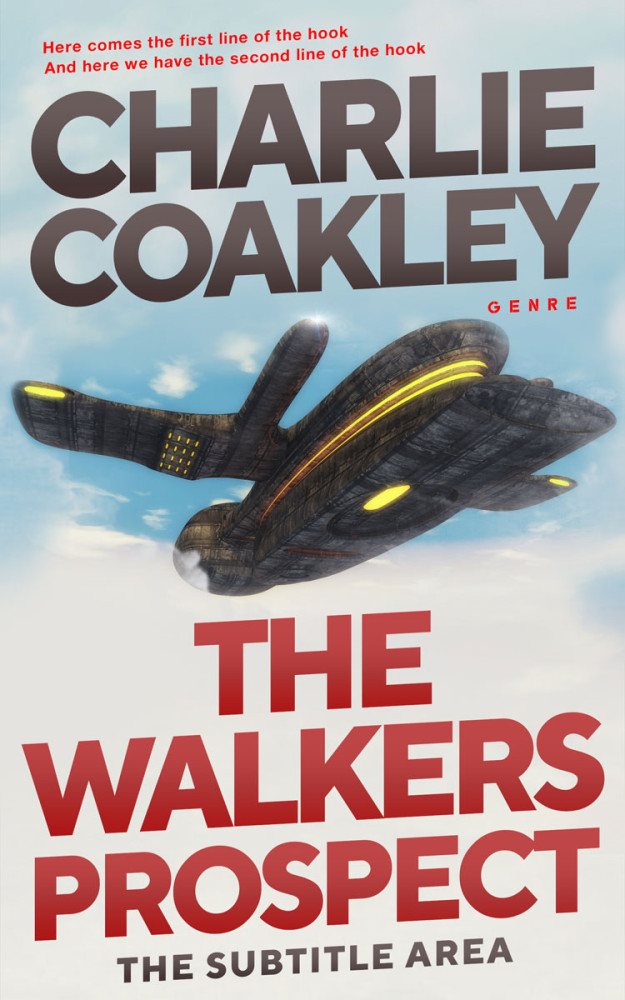 Front view of Congo Brown #6480 - Premade Science Fiction Book Cover