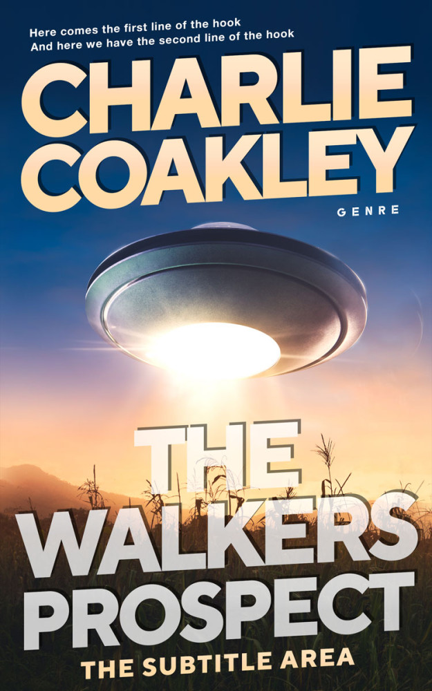 Front view of Just Right #6481 - Premade Science Fiction Book Cover