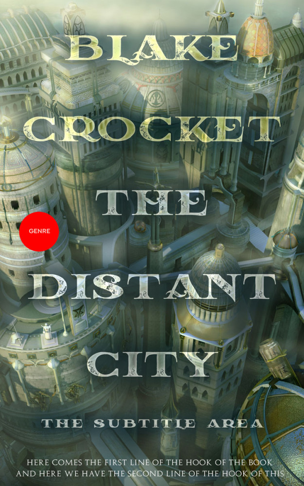 Front view of Nandor #6486 - Premade Science Fiction Book Cover