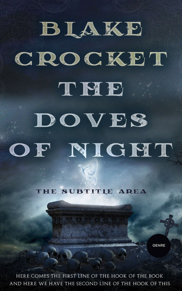 Front view of Ebony Clay #6491 - Premade Mystery & Thriller & Suspense Book Cover