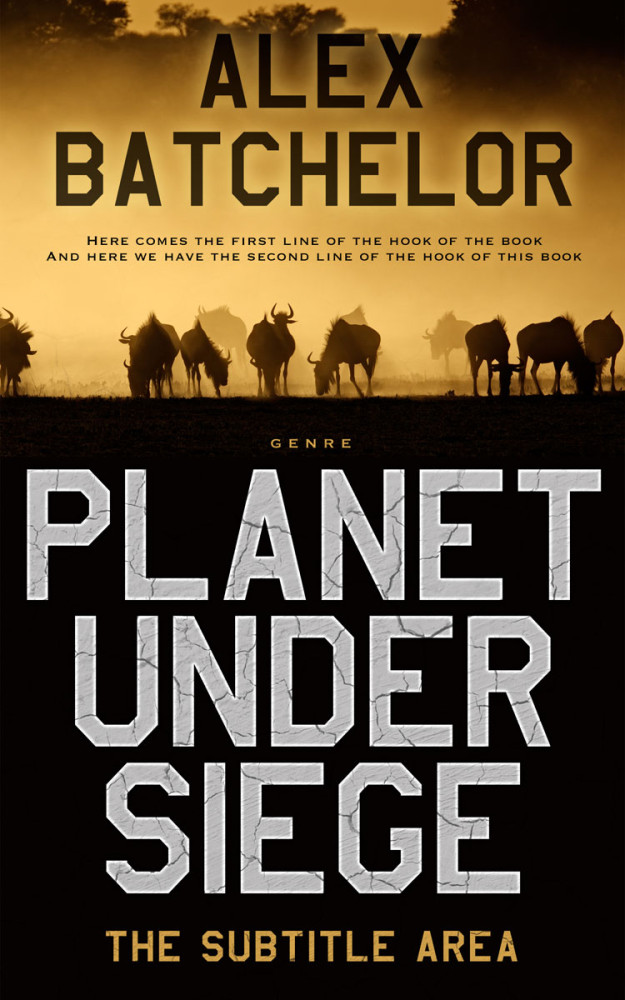 Front view of Tan #6535 - Premade Science & Nature Book Cover