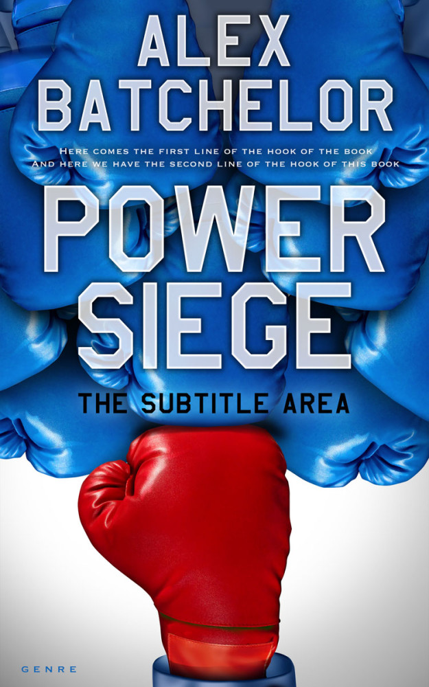 Front view of Tory Blue #6541 - Premade Action & Adventure Book Cover | BookCoverZone