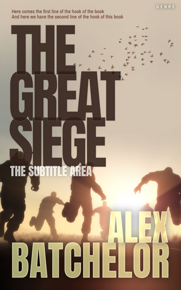 Front view of Akaroa #6575 - Premade Action & Adventure Book Cover