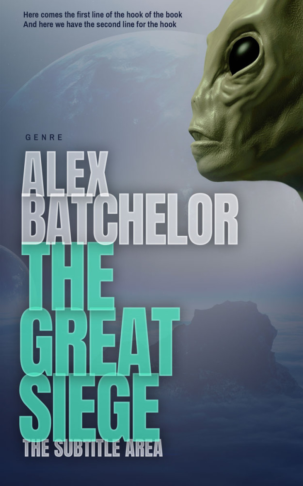 Front view of Nevada #6585 - Premade Science Fiction Book Cover