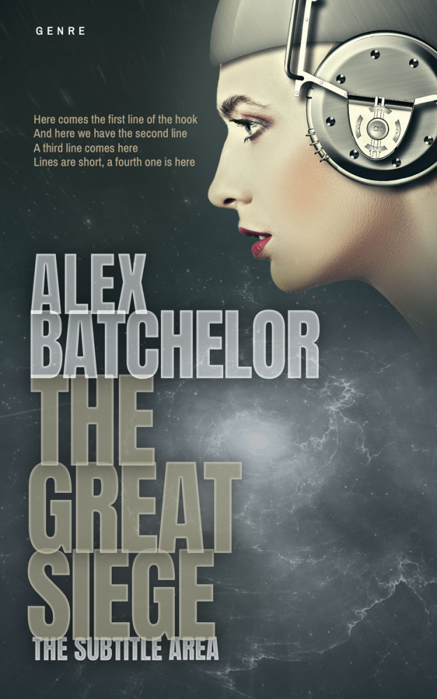 Front view of Cape Cod #6586 - Premade Science Fiction Book Cover