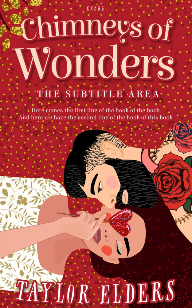 Front view of Tall Poppy #6630 - Premade Romance Book Cover